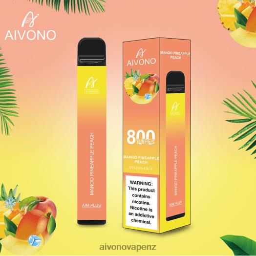 Mango Pineapple Peach Aivono AIM PLUS 800 V2D4186 | Aivono Vape NZ